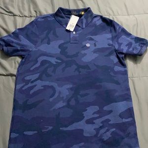Mens Polo Ralph Lauren Military Blue Classic Fit Size Medium